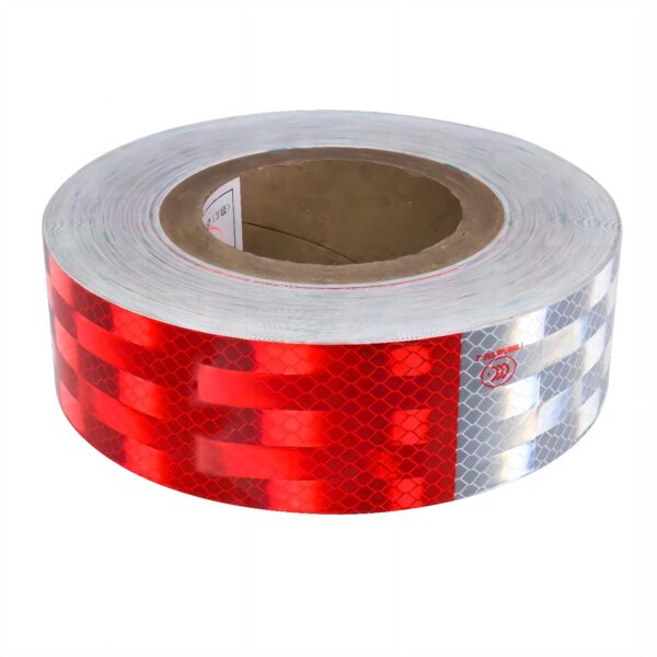1016-3M REFLECTOR TAPE  (RED & SILVER) SLD BY THE FOOT