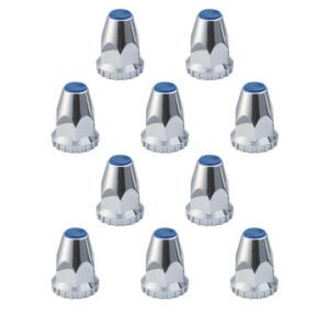 11175B CH PLSTC 33 MM THIRD LUG NUT CVR W/BLUE RFLCTR