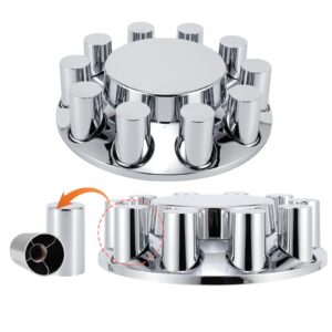 11220- CH PLASTIC FRONT AXLE COVER W/33MM SCREW ON LUG NUTS