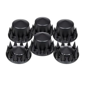 11221-P CH PLASTIC POINTED REAR AXLE COVER W/REMOVABLE CAP & 10-33mm POINTED SCREW ON LUG NUTS