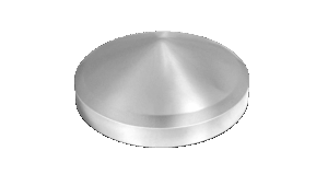 11283- CH POINTED REAR HUB CAP 8¨ DMTR AXLE 8 OF 5/8¨ STUDS