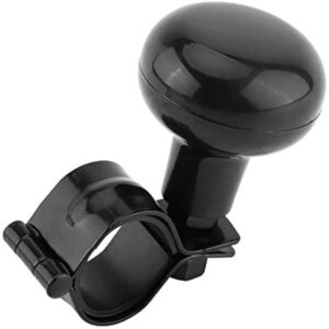 11296BLK - PLASTIC STEERING WHEEL SPINNER KNOB BLACK
