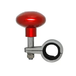 11296R - PLASTIC STEERING WHEEL SPIINNER KNOB RED