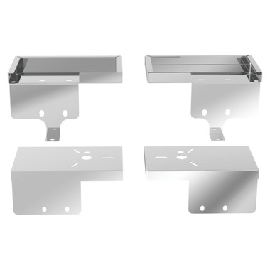 13775 SS FL CLASSIC UPPER WINDOW TRIM CHOP TOP NO MIRROR MOUNT
