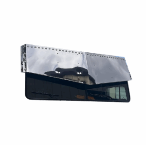14310L1 A- 16" FL DROP VISOR WITH 21 3/4" AMBER LIGHTS/ FITS CLASSIC FLD120