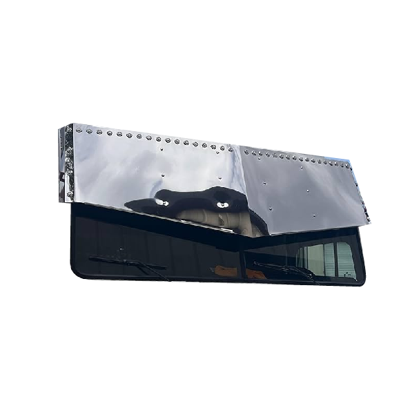 14310L1 A- 16" FL DROP VISOR WITH 21 3/4" AMBER LIGHTS/ FITS CLASSIC FLD120