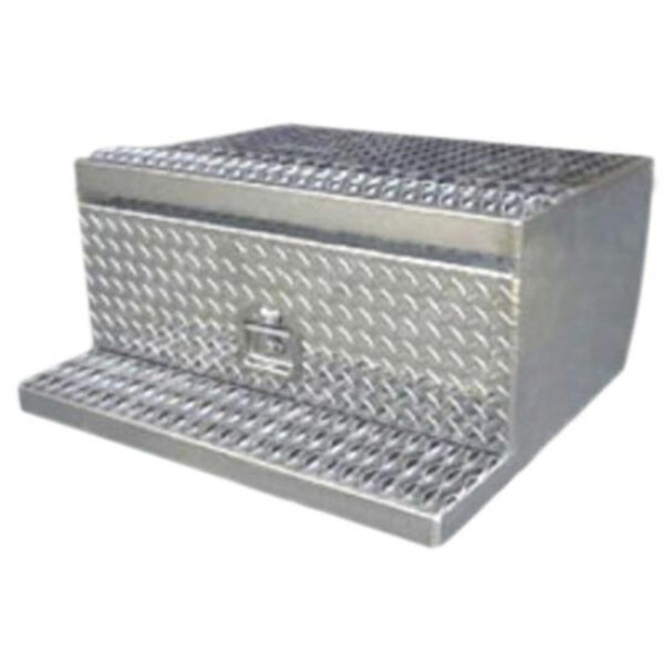 15209 ALUMINUM TOOL BOX WITH 1 STEP PASSENGER SIDE