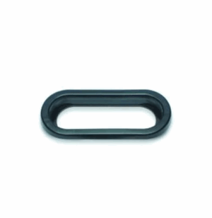 4432 6 " OVAL BLK RUBBER GRMT