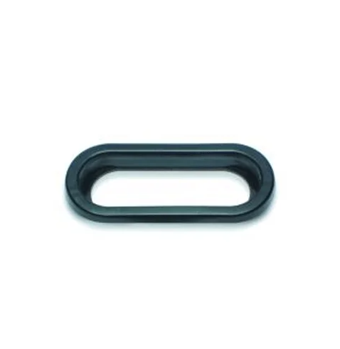 4432 6 " OVAL BLK RUBBER GRMT