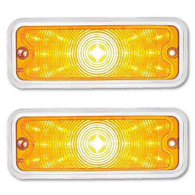 4453-CA - 32 LED HEADLIGHT FRAME AMBER LED/ CLEAR LENS