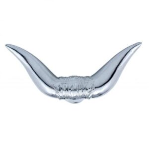 5033 CH BULL HORN HOOD ORNAMENT