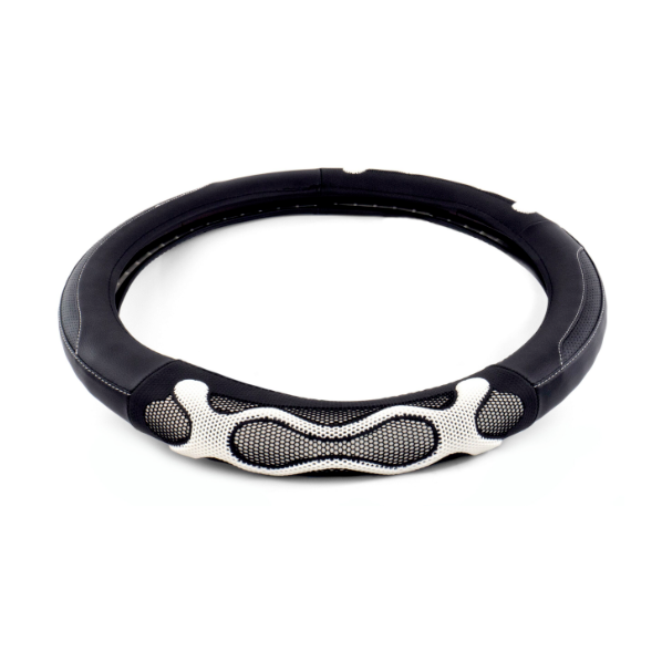 6016 - 18¨ COVER WAVES DESIGN BLACK/WHITE ANTI SLIP