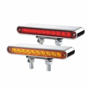 77125AR 9" 20 LED DOUBLE FACE LT BAR AMBER/RED