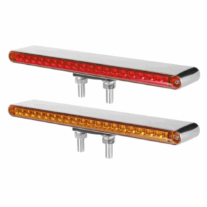 77127AR 6.5" 20 LED LIGHT BAR AMBER/RED