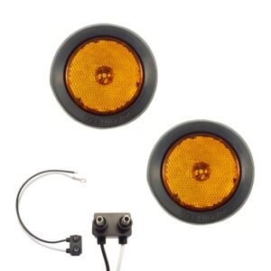 7744A AMBER 2.5" CLEARANCE MARKER