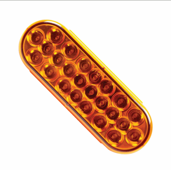 7761A AMBER OVAL 24 LED DIODES