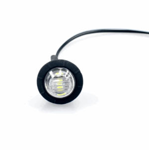 7771CA/CH-5 2 LED 3/4" CLR AMBER MARKER LIGHT 5 PK