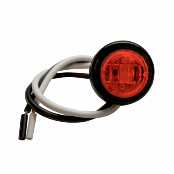 7771CR/CH-5 5 LED 3/4 CLR RD MARKER LIGHT 5PK