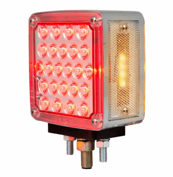 7788D DBL FACE SQUARE  LED W 18 DIODES DRV
