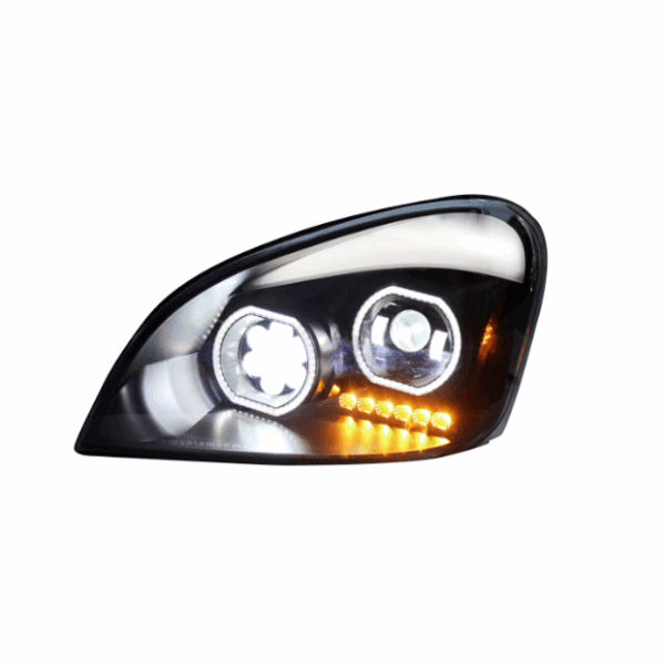 77910BLKD - FL CASCADIA LED HEADLIGHT BLACK (DRIVER) 2008-18