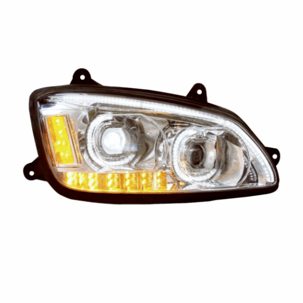 77916BLKP KW T660 LED HEADLIGHT BLACK PASSENGER