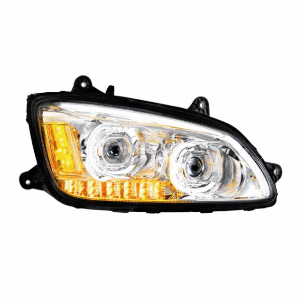 77916CHP KW T660 LED HEADLIGHT CHROME PASSENGER
