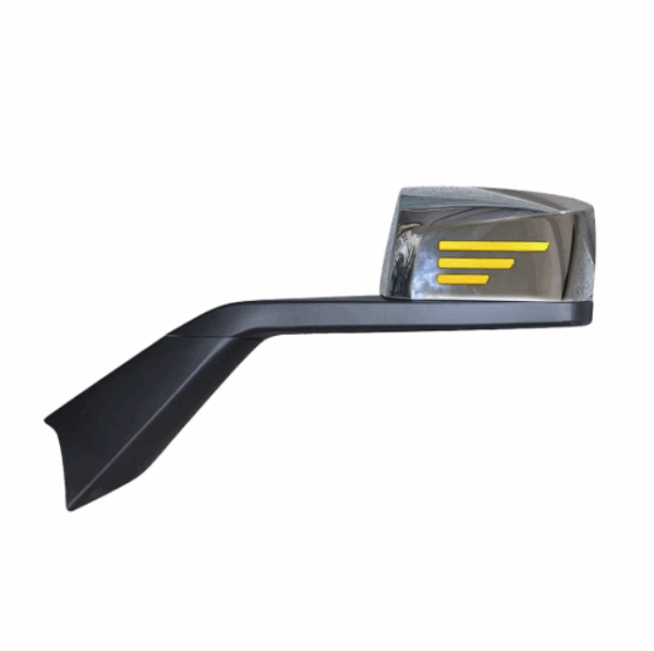8010D VOLVO VNL 2018+ HOOD MIRROR W/L SHAPE TURN SIGNAL- DRIVERS SIDE