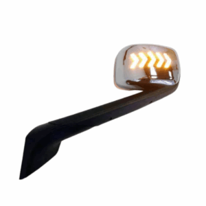 8012D-FL 2018+ CASCADIA HOOD MIRROR W/L SHAPED LED TURN SIGNAL-DRIVER SIDE