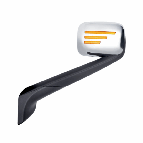 8013D FL 2018+ CASCADIA HOOD MIRROR W/3 SIGNAL LINE TURN SIGNAL-DRIVER SIDE