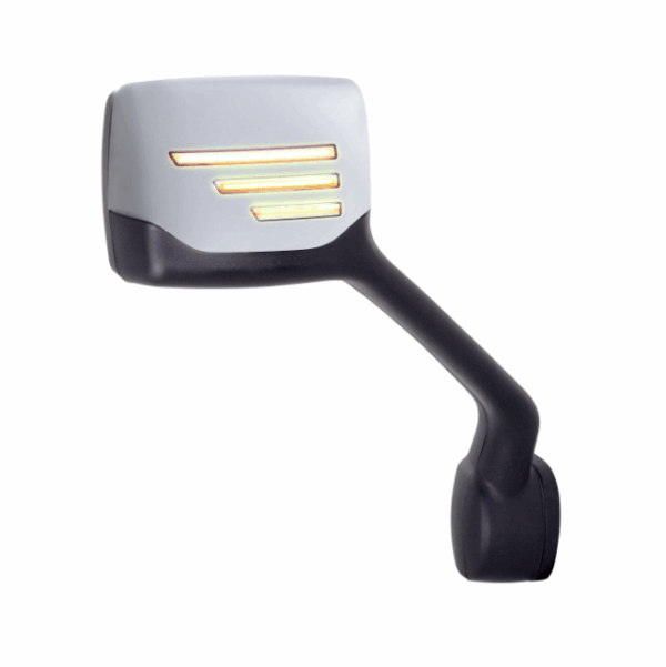 8014P- PTBLT 579/KW T680 HOOD MIRROW W/3 LINE TURN SIGNAL PASSENGER SIDE