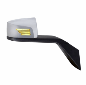 8019P- VOLVO VNL HOOD MIRROR W/3 LINE TURN SIGNAL-PASSENGER SIDE