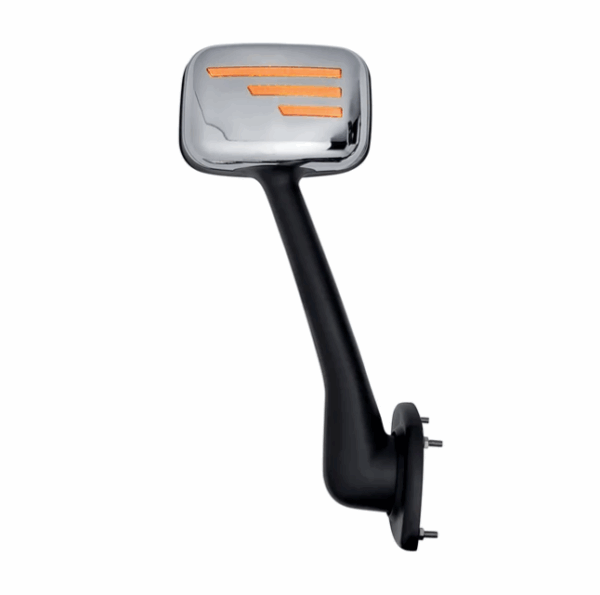 8022P FL CASCADIA HOOD MIRROW W/3 LINE TURN SIGNAL- PASSENGER SIDE