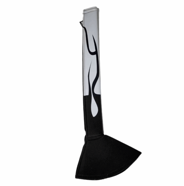 8091FGY-30" GREY FLAME GEAR SHIFT BOOT COVER
