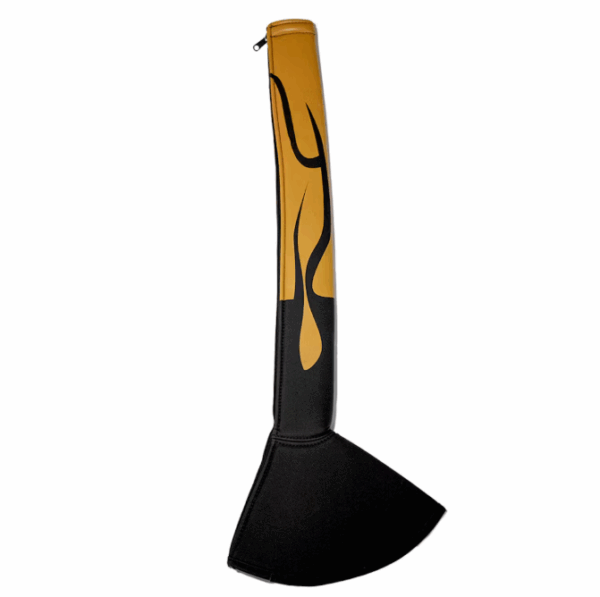 8091FO- 30" ORANGE FLAME GEAR SHIFT BOOT COVER