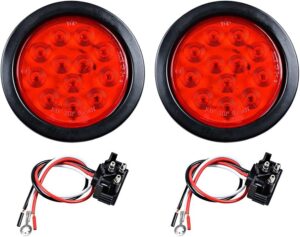 ASTRA DEPOT 2 PCS 4" ROUND UTE UTV LONG VEHICLE