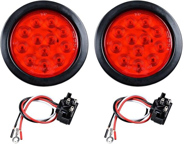 ASTRA DEPOT 2 PCS 4" ROUND UTE UTV LONG VEHICLE