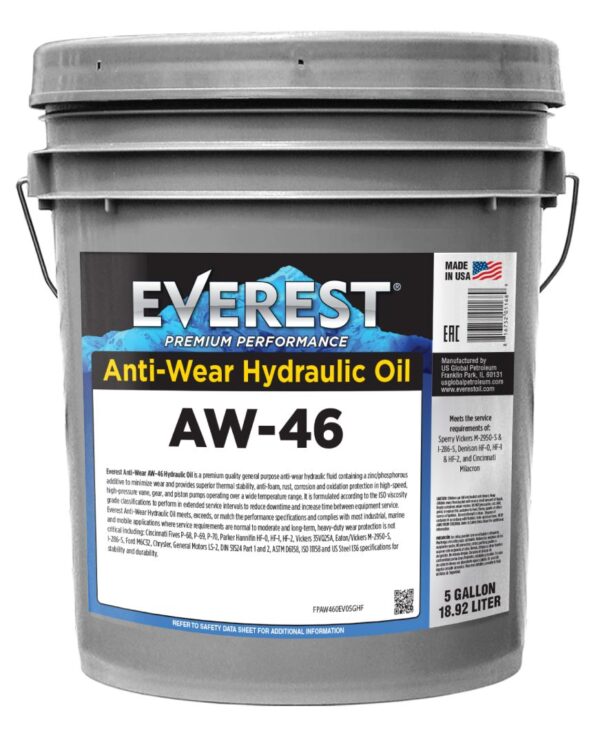 EVEREST AW 46 HYDRAULIC FLUID 5 GAL