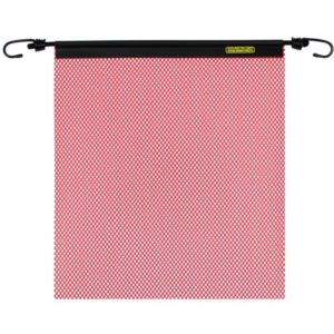 F10111-18 IN EZ HOOK WARNING FLAG RED