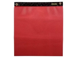 F10134-18" HEAVY DUTY GROMMET FLAG RED