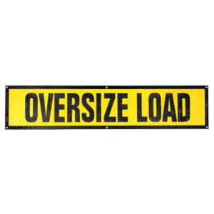 F10141-18*84 GROMMET OVERSIZED LOAD SIGN