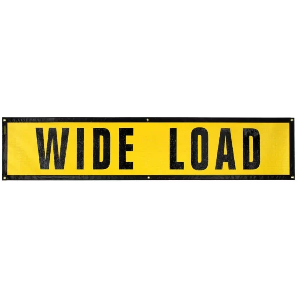 F10143-18*84 GROMMET WIDE LOAD SIGN