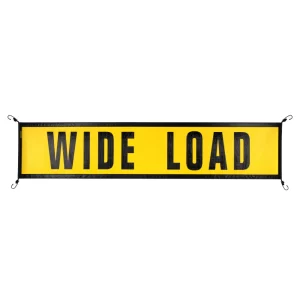 F10153-18*84 EZ HOOOK "WIDE LOAD" SIGN