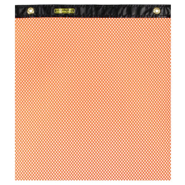 F10234-18" HEAVY DUTY GROMMET FLAG ORANGE