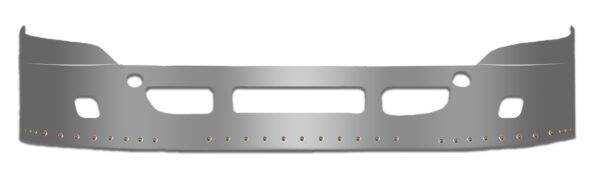 FL22-18B FL CASCADIA 18" 304 STAINLESS STEEL UMPER W/FOG LIGHT HOLES & 3/4" LIGHT HOLES