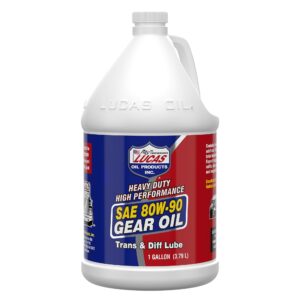 SAE 80W-90 GEAR OIL/4X1/GALLON, Replaces Lucas 10046