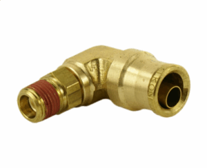 Swivel Elbow Fitting,3/8 Tube,1/4 NPT D.O.T- AQ69-Dots-6x4