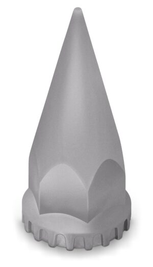 11141 33MM PVC SPIKE NUT COVER, 4 3/8" TALL SCREW ON