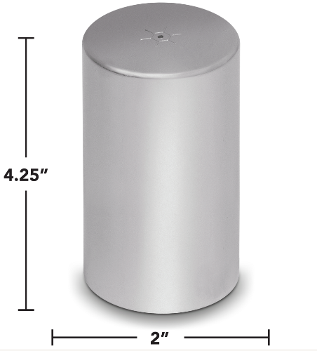 11150 4 1/14" TALL CH CYLINDER LUG NUT SCREW ON