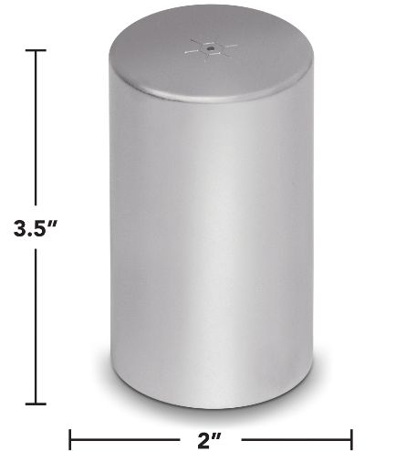 11155 33MM 3 1/2" TALL CH CYLINDER LUG NUT SCREW-ON