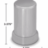 11160- Tall Top Hat Lug Nut Cover Thread On